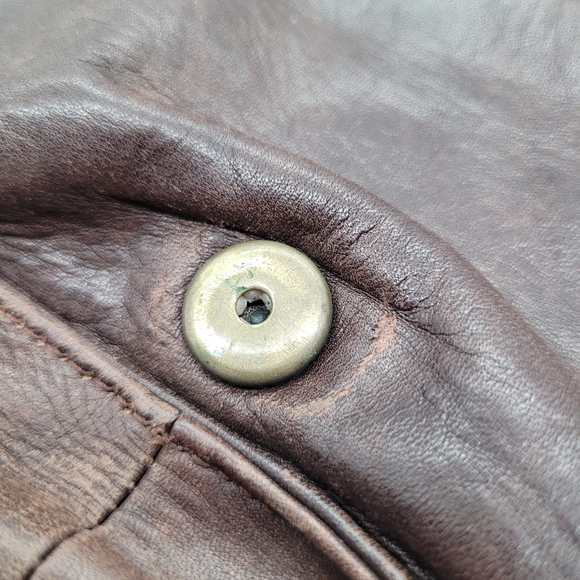 WILSONS LEATHER | genuine leather messenger style crossbody top handle purse - Picture 7 of 11